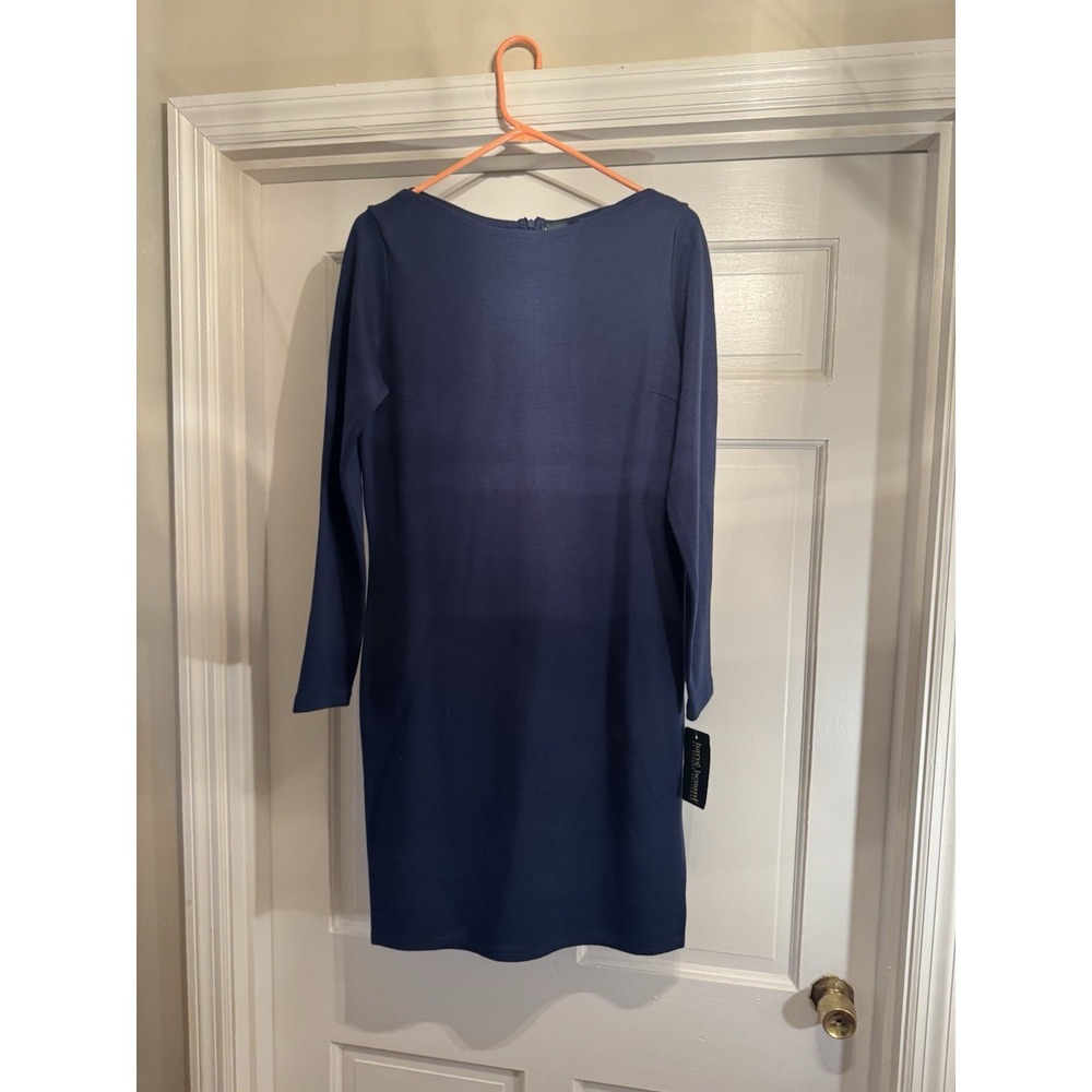 HARVE BERNARD, L/S NAVY DRESS NEW WITH TAGS